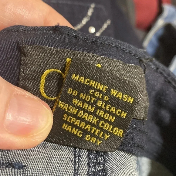 Dkin Black Studded Pockets Stretch Straight Legged Jeans - Picture 3 of 9